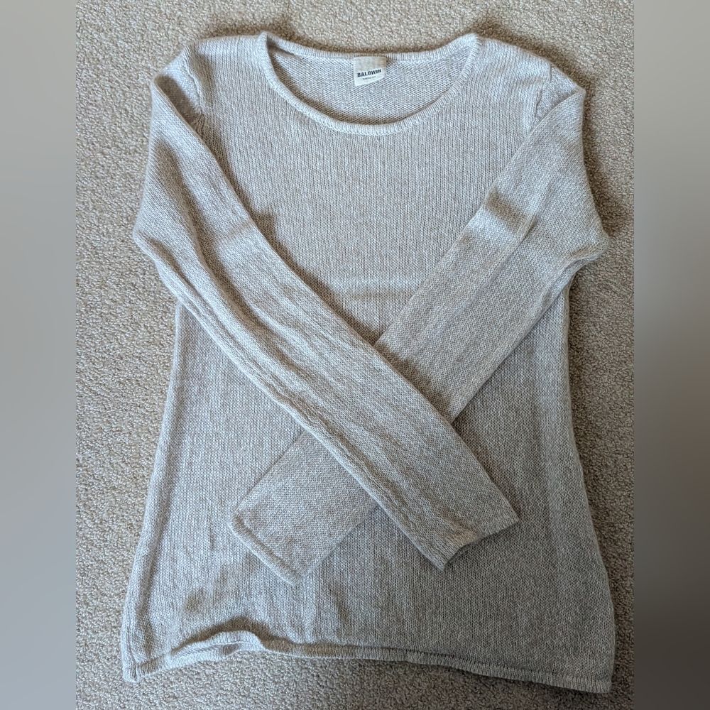Baldwin Kansas City Tan Sweater Size Small